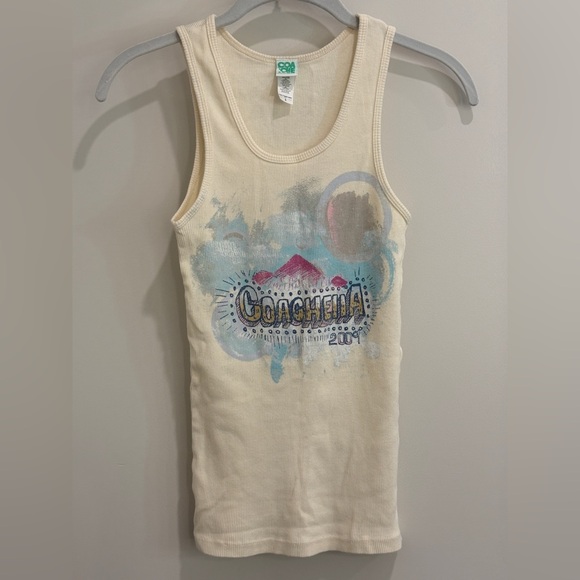 🌵 Vintage 2009 Coachella Ribbed Tank Top – Size S – Y2K Indie Sleaze Festival✨ - Picture 4 of 15